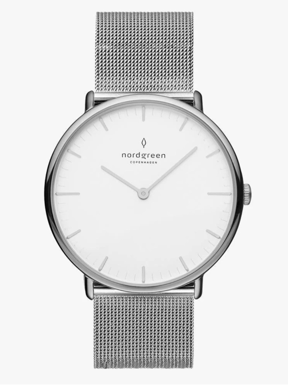 Nordgreen Copenhagen Native 36mm Watch w/ mesh strap + gift (New)